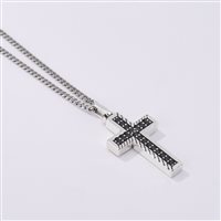 Halskette Mabina Herr COLLANA IN ARGENTO BRUNITO in Silber Zircone 553388 - 553388